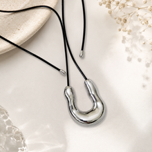 Lucky Cord Necklace - Silver