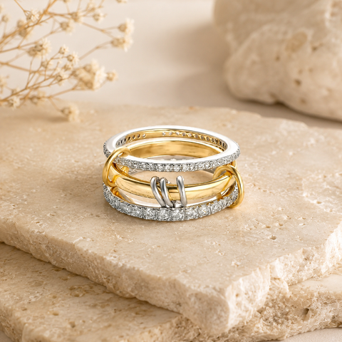 Luna Interlocking Ring
