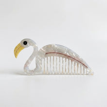 Flamingo Acetate Wide-Tooth Hair Comb