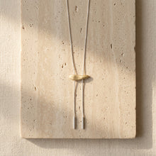Halo Bar Necklace - Gold