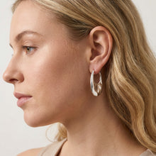 Molten Hoop Earrings