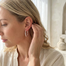 Molten Hoop Earrings