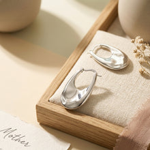 Molten Hoop Earrings