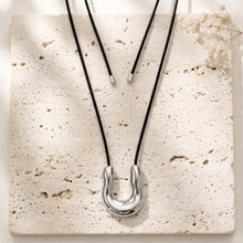 Lucky Cord Necklace - Silver